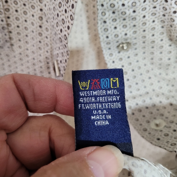 (1087) Rough Stock, Panhandle Slim Western Shirt ,Size Medium - Picture 9 of 11